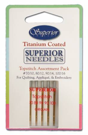 Topstitch Nadel Sortiment - Titanium Coated