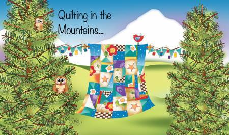 Quilting in the mountains - Magnet